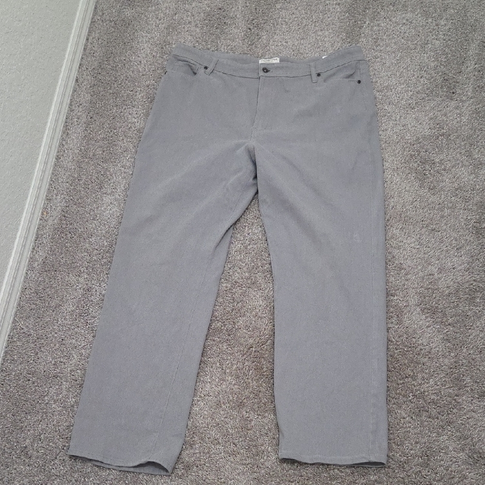 Coldwater Creek Gray Straight Leg Pants